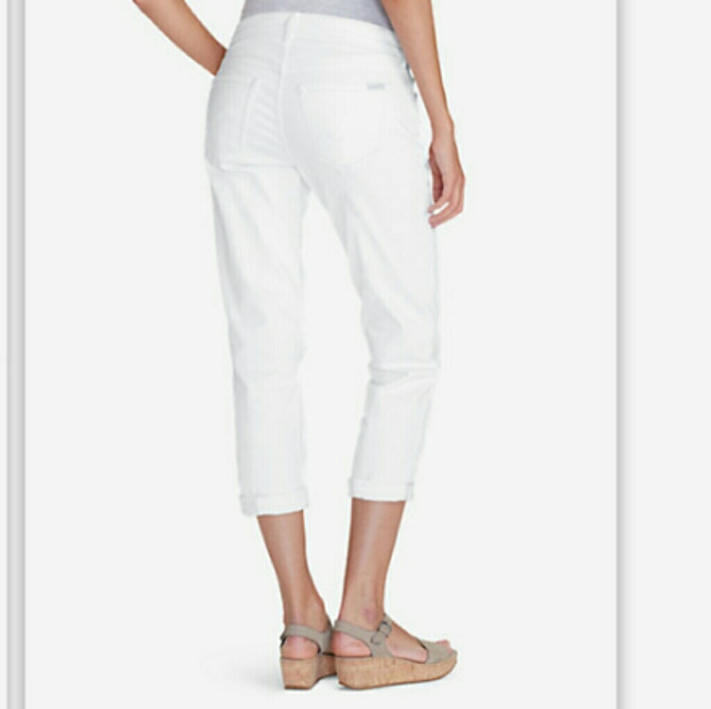 Brand New Eddie Bauer Boyfriend Cropped Jeans